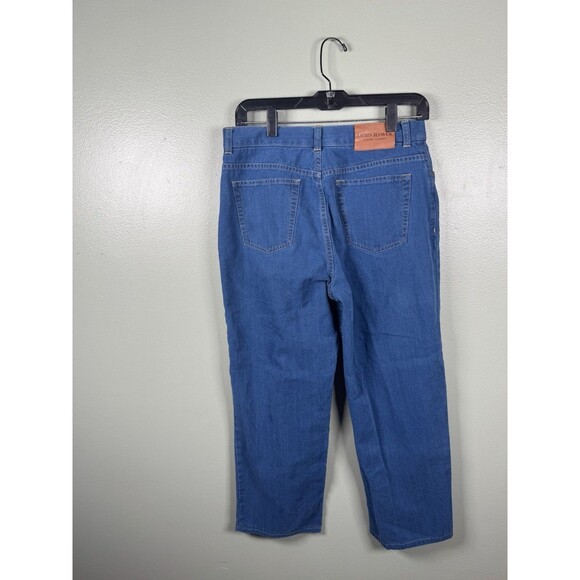 Lauren Jeans Co Ralph Lauren‎ Vtg Lightweight Cropped Denim Size 8 - Picture 2 of 11